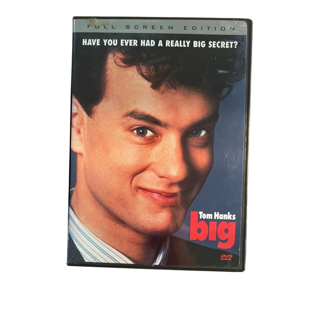 Big (1988) DVD Tom Hanks Full Screen